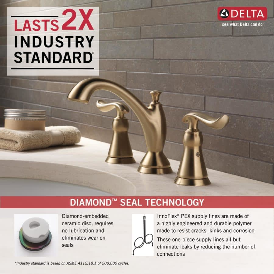 Linden Widespread Bathroom Faucet with Pop-Up Drain Assembly - Includes Lifetime Warranty