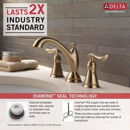 Linden Widespread Bathroom Faucet with Pop-Up Drain Assembly - Includes Lifetime Warranty