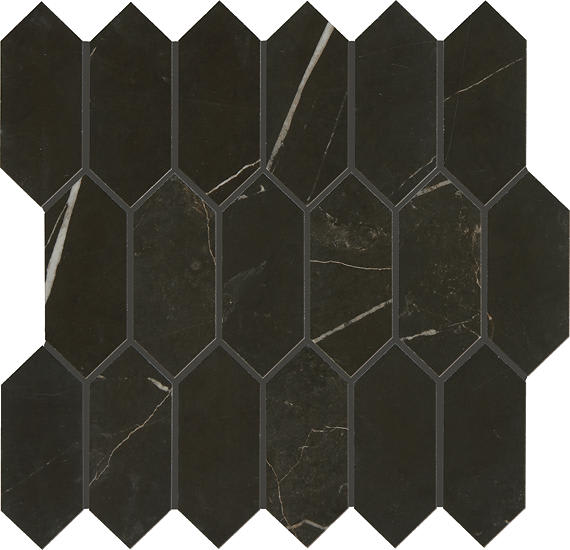 Marble Attache Nero Square 24X24 Matte