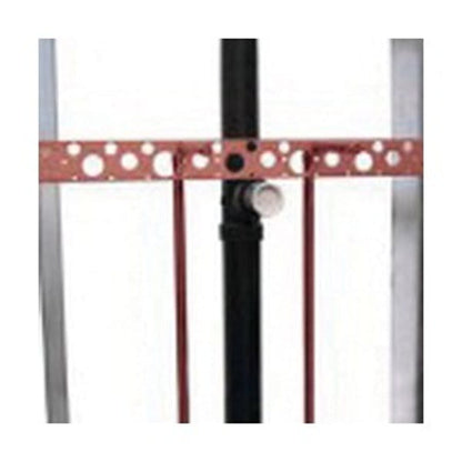 Flat Bracket, 1/2 to 1-1/4 in Hole, 25 lb, Cold Rolled Steel, Copper-Bonded™ Domestic