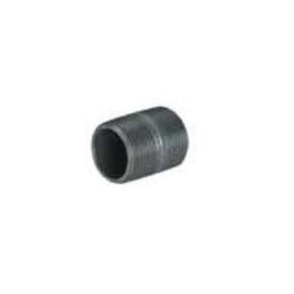 Extra Heavy Nipple, 1-1/4 in, 3-1/2 in L, MNPT, Steel, Black, SCH 80/XH, Seamless