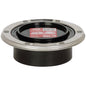 886 DWV Test Cap Metal Ring Adjustable Closet Flange, 4 in, Hub, ABS