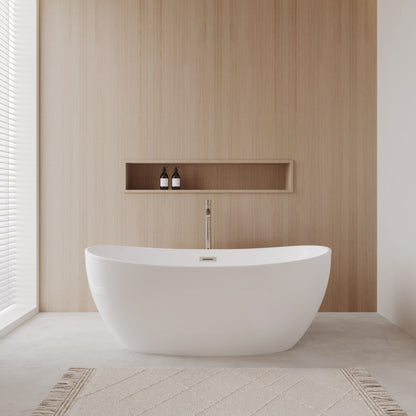 Rebecca Freestanding Bathtub - 60W x 23H x 32D