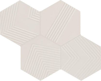 Rhyme and Reason Bone Square, Ripple Mix 6X6 Matte