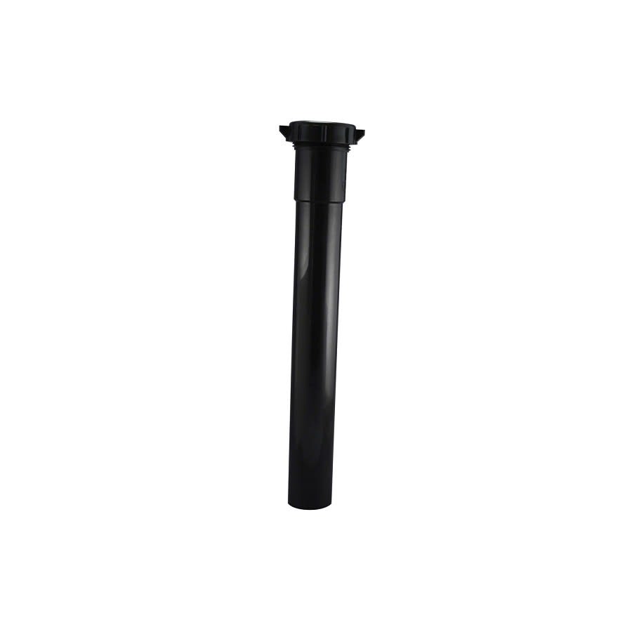 Tubular Extension, 1-1/2 in, Tube x Slip Joint, Black