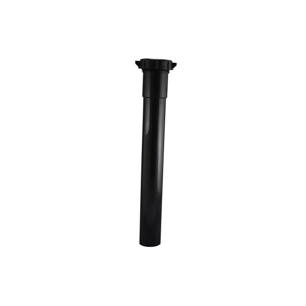 Tubular Extension, 1-1/2 in, Tube x Slip Joint, Black