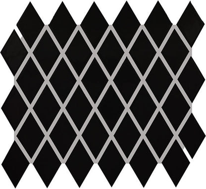 Color Wheel Retro Matte Black Chevron 2X3 Matte