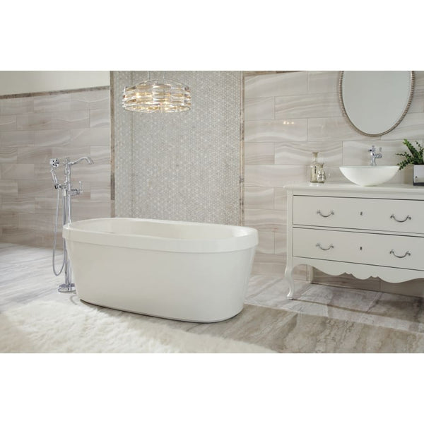 Cassidy Single Hole Waterfall Bathroom Vessel Faucet - Includes Lifetime Warranty - Less Drain Assembly