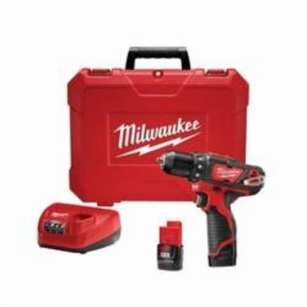M12™ Compact Lightweight Cordless Drill/Driver Kit, 12 VDC, Lithium-Ion Battery