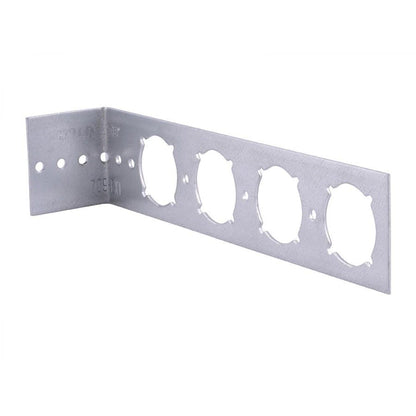 PEXRITE® Flat Bracket With 1-3/8 in, Keyed Hole, 25 lb, Cold Rolled Steel, Galvanized