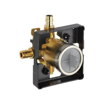 MultiChoice® Universal Shower Rough-In Valve Body, 1/2 in, Cold Expansion PEX Inlet x 1/2 in, Pex Cold Expansion Outlet, Forged Brass Body