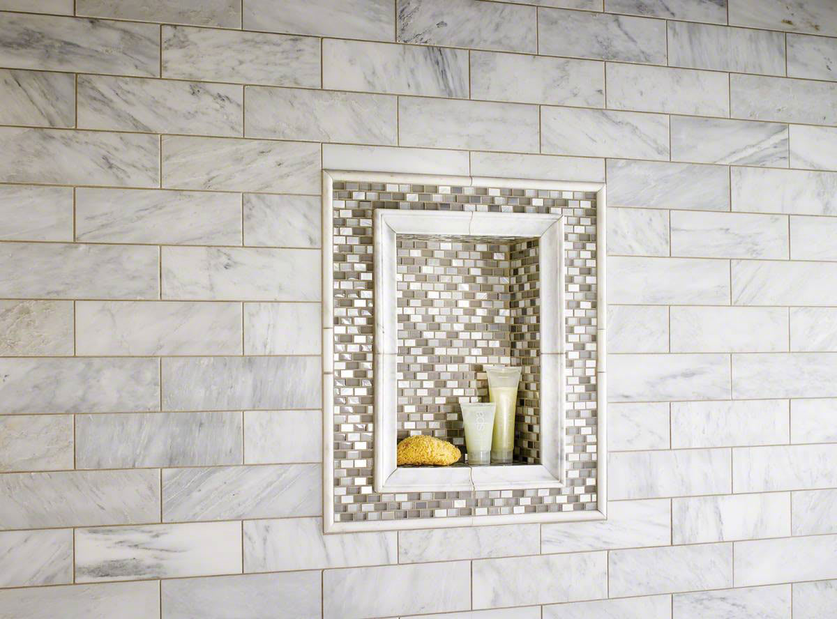 Arabescato Carrara Subway Tile 4x12