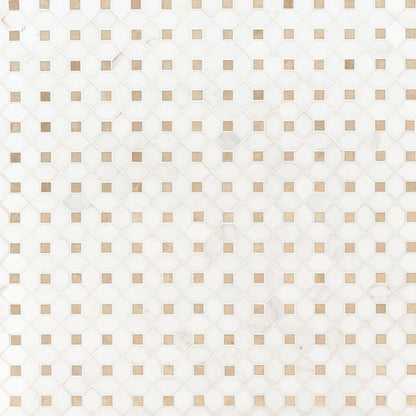 BIANCO DOLOMITE CREMA DOTTY MOSAIC