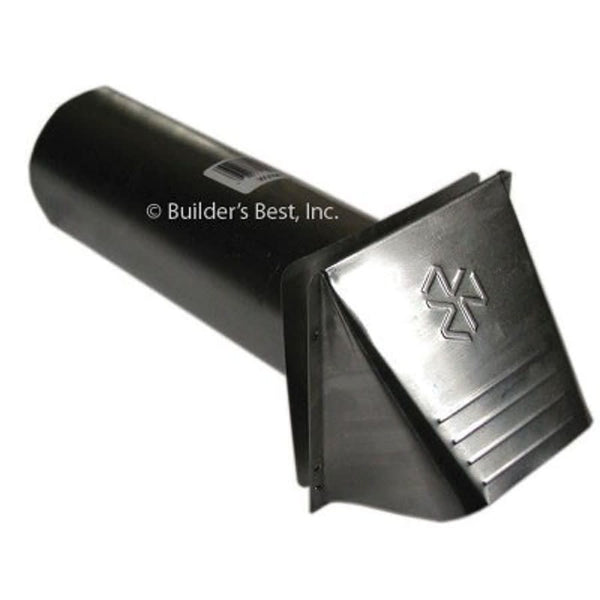 Dryer Vent Cap/Termination, 4 in, Aluminum