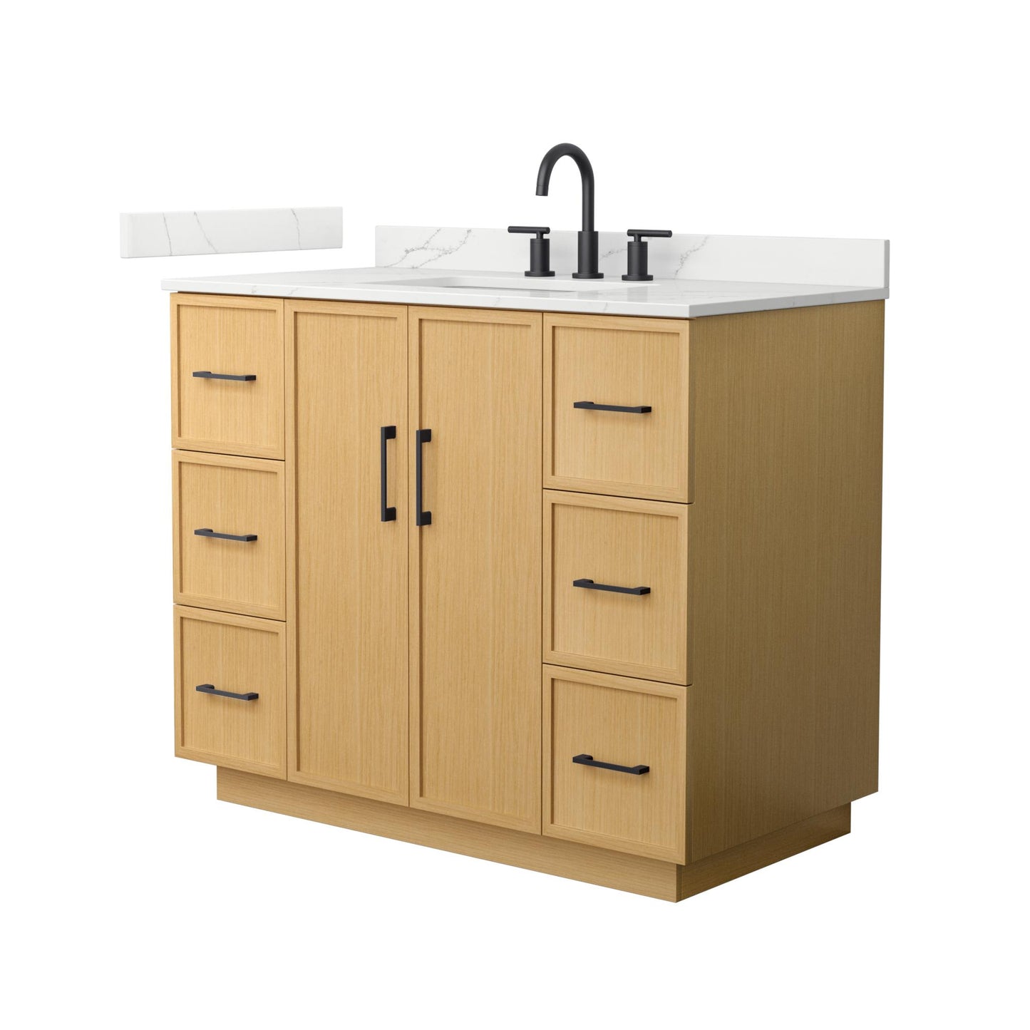 Elan Single Bathroom Vanity with Toe Kick - 42W x 35H x 22D