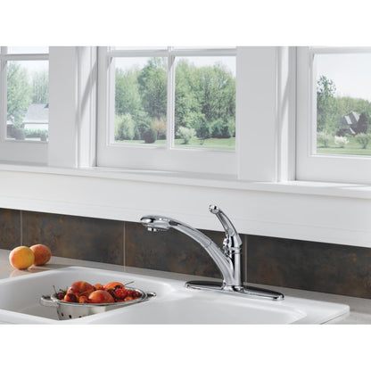 Signature Pull-Out Kitchen Faucet with Optional Base Plate - Includes Lifetime Warranty