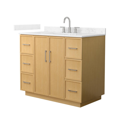 Elan Single Bathroom Vanity with Toe Kick - 42W x 35H x 22D