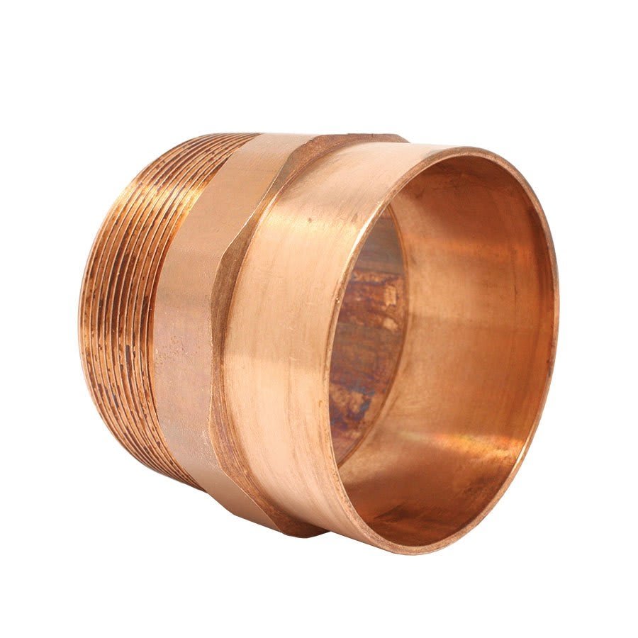 Male Adapter, 4 in, C x MNPT, Copper