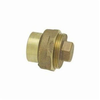 DWV Cleanout Adapter, 1-1/2 x 1 in, Fitting x Cleanout, Copper
