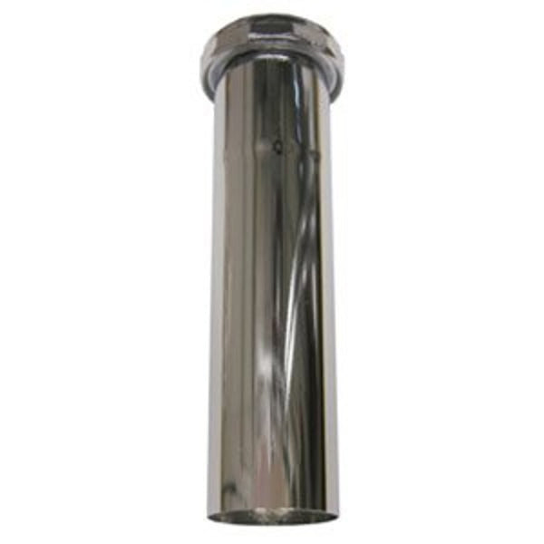 Tubular Extension, 1-1/2 in, Tube x Slip Joint, 22 ga, Chrome