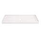 Classic 500 60 in. L x 30 in. W Alcove Shower Pan Base with Center Drain in High Gloss White