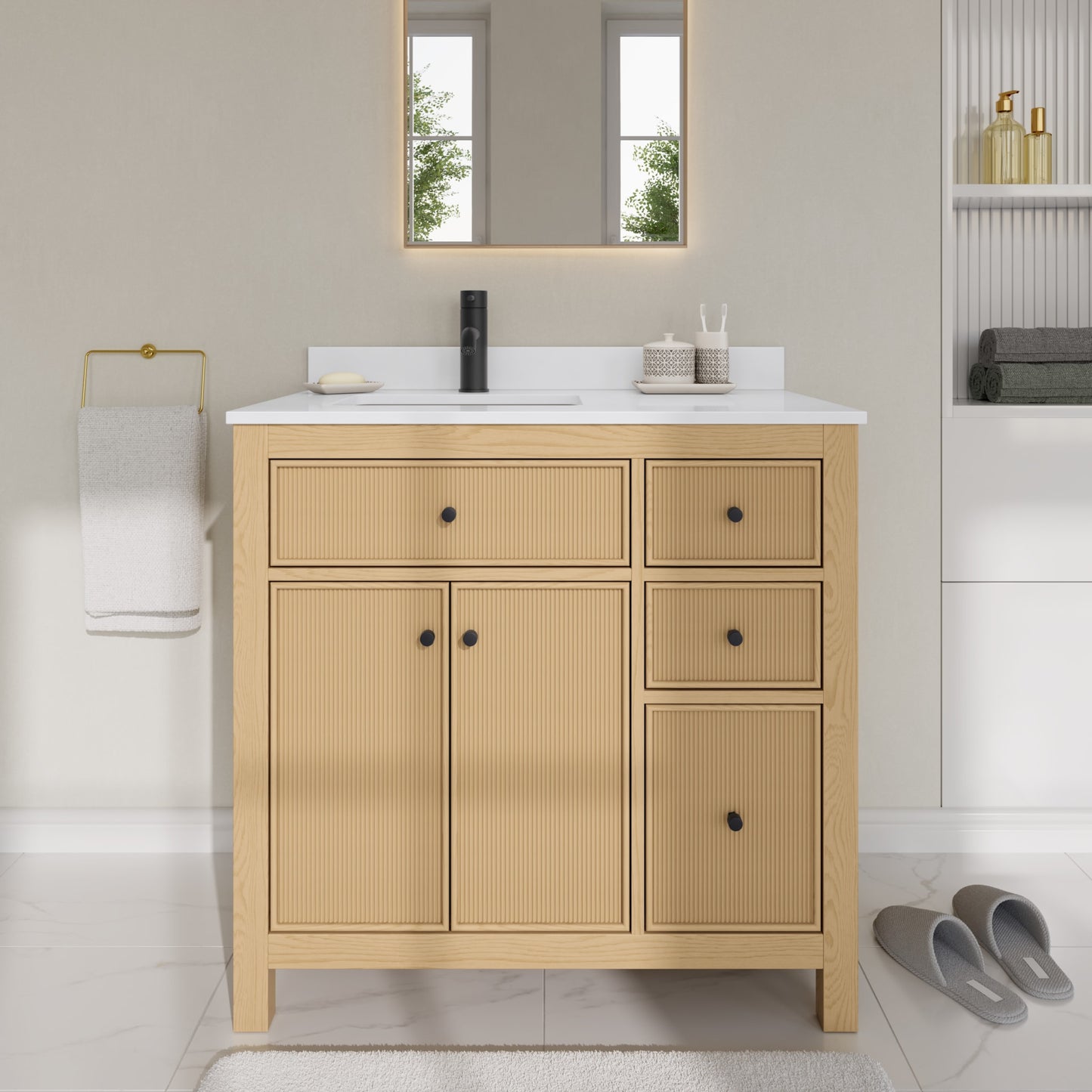 Pendry Single Bathroom Vanity - 36W x 35H x 22D