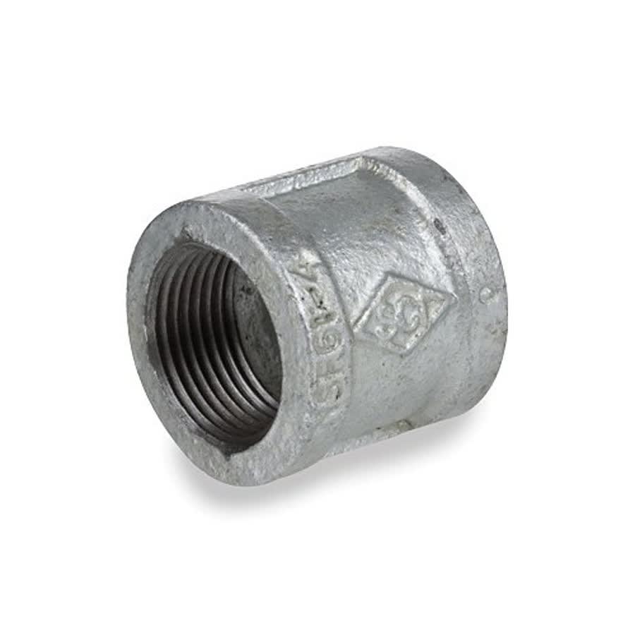 Coupling, 6 in, FNPT, 150 lb, Malleable Iron, Galvanized
