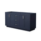 Miranda Double Bathroom Vanity - 65.25W x 33H x 21.75D