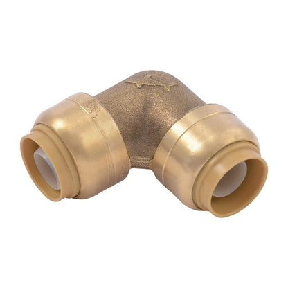 Max™ 90 deg Elbow, 1/2 in, Push, Brass