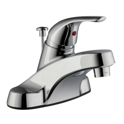 Aragon 4 in. Centerset Single-Handle Low-Arc Bathroom Faucet in Polished Chrome