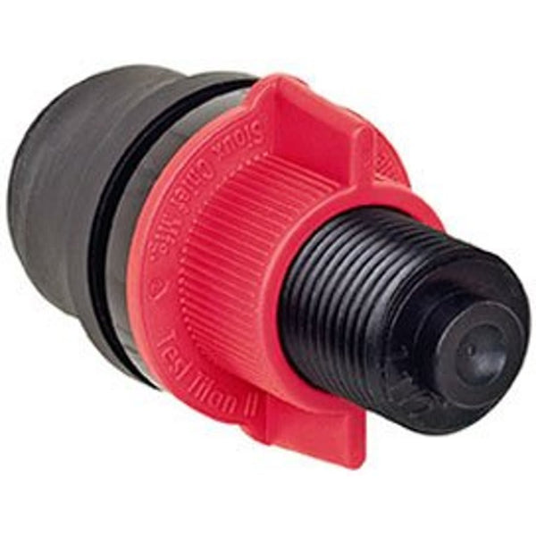 TestTitan™ Pipe and Cleanout Test Plug, 1-1/2 in Pipe, 3.7 in L, ABS