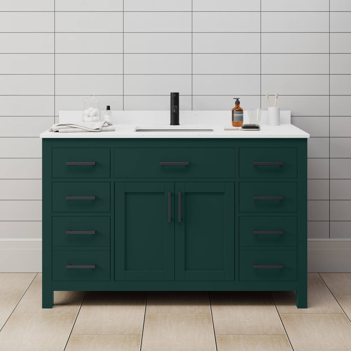 Beckett Single Bathroom Vanity - 54W x 35H x 22D