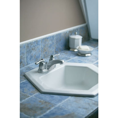 Double Handle Centerset Bathroom Faucet from the Chateau Collection (Valve Included)