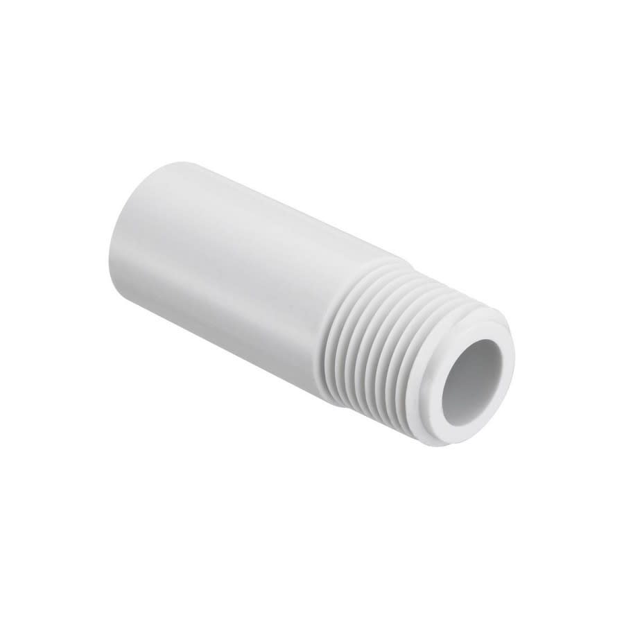 Adapter, 3/4 in, Socket x Male Hose Thread, SCH 40/STD, PVC