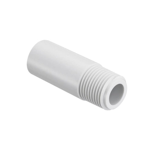 Adapter, 3/4 in, Socket x Male Hose Thread, SCH 40/STD, PVC