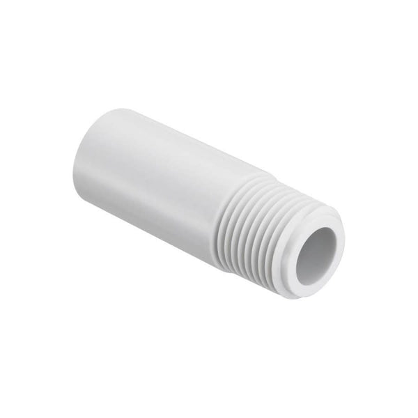 Adapter, 3/4 in, Socket x Male Hose Thread, SCH 40/STD, PVC