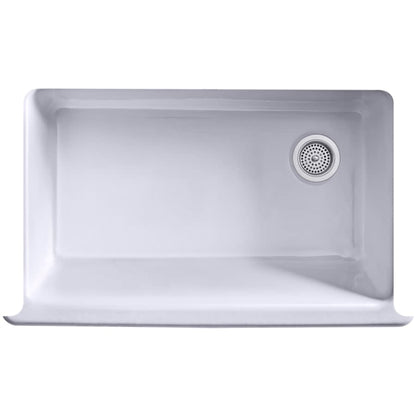 Whitehaven 35-1/2" Undermount Single Basin Cast Iron Kitchen Sink