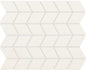 Color Wheel Retro Matte Arctic White Arabesque 3X3 Matte