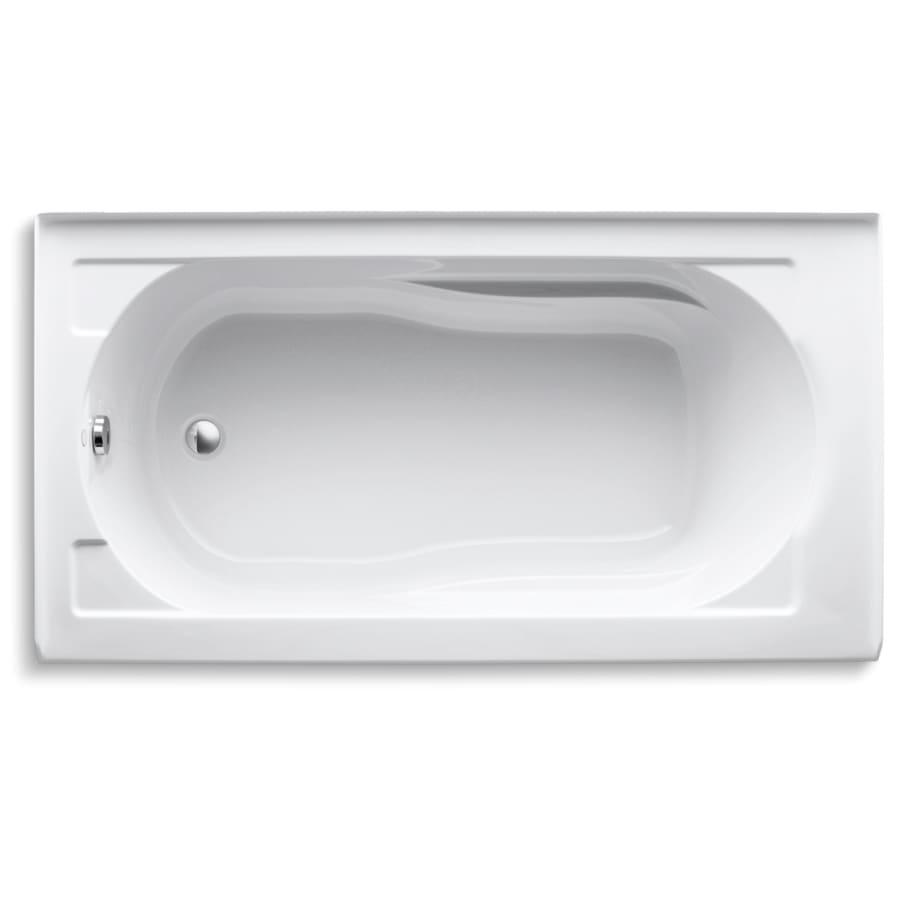 Devonshire Collection 60" Three Wall Alcove Soaking Bath Tub with Left Hand Drain