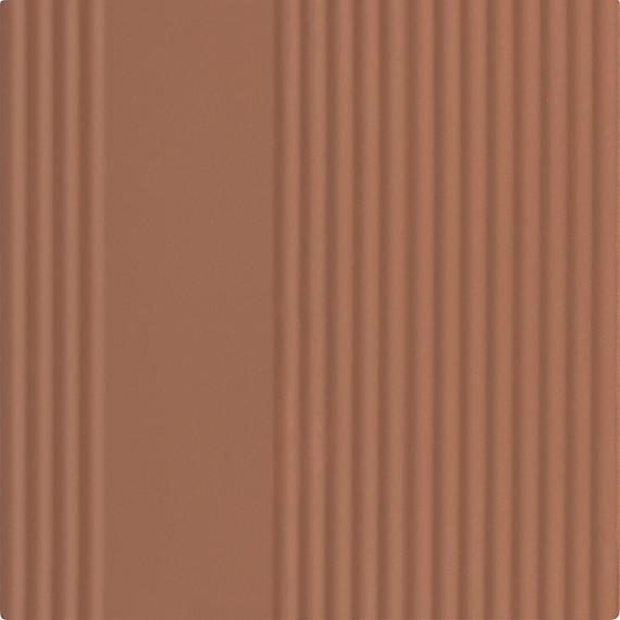 Rhyme and Reason Warm Terracotta Square, Ripple Mix 6X6 Matte