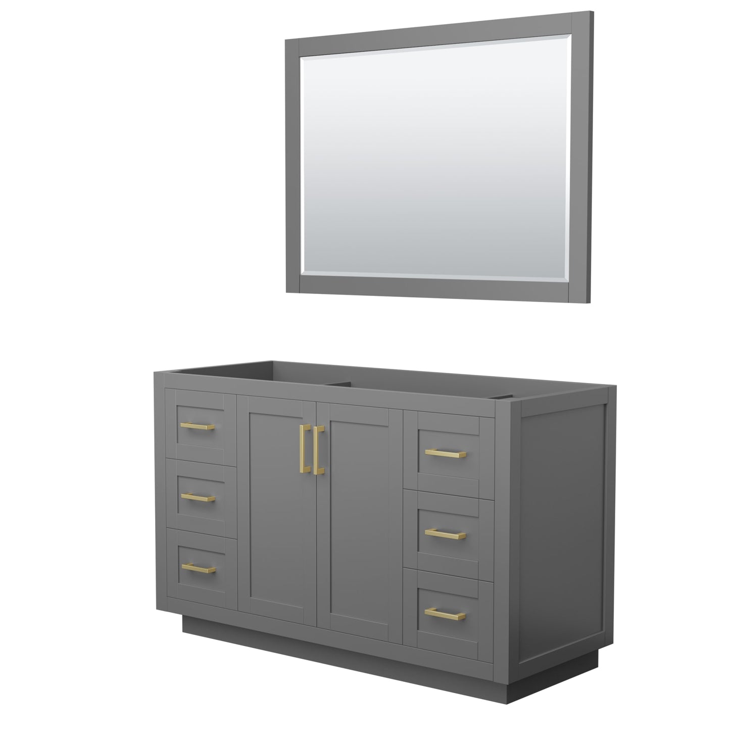 Miranda Single Bathroom Vanity - 53.25W x 33H x 21.75D