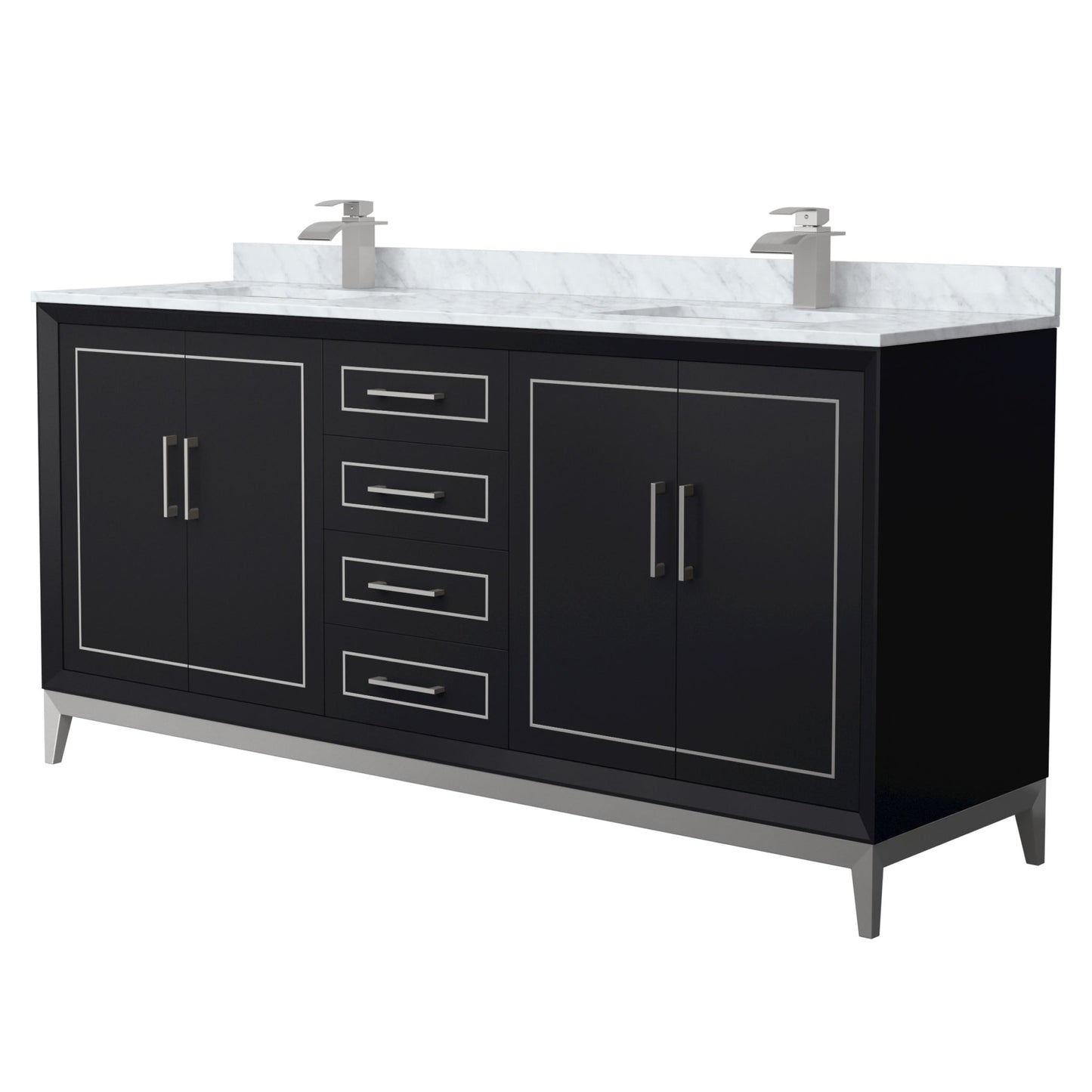 Marlena Double Bathroom Vanity - 72W x 35.25H x 22D