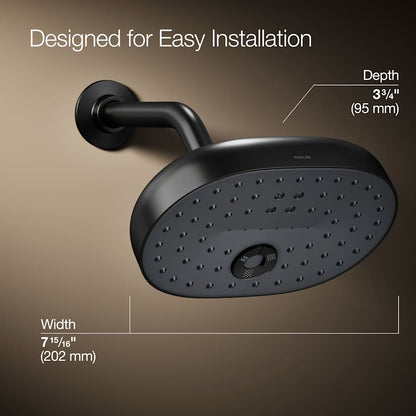 Statement 2.5 GPM Multi Function Shower Head with MasterClean Sprayface and Katalyst Air Induction Technology