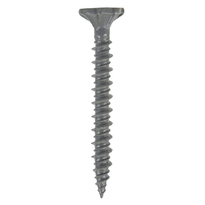 Rock-on #9 x 1-1/4 in. Serrated Flat Head Star Drive Cement Board Screws (185-Pack)