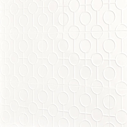 Luminique Arctic White Rectangle, Fluted 12X24 Glossy