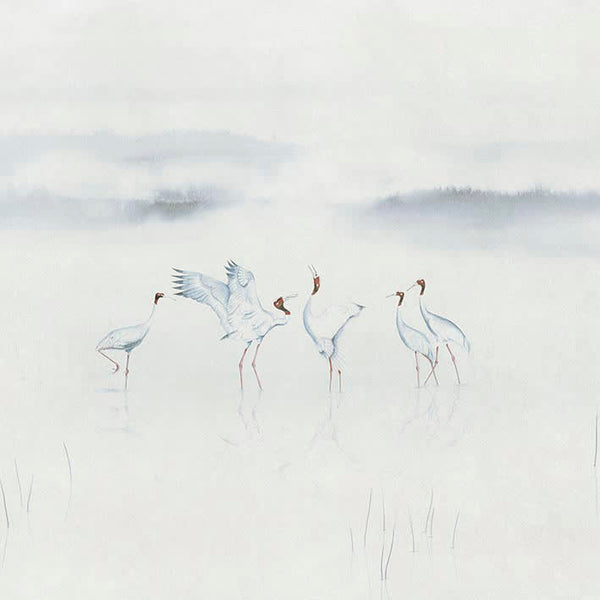 SKINS ART CRANES SILVER (Make to order)