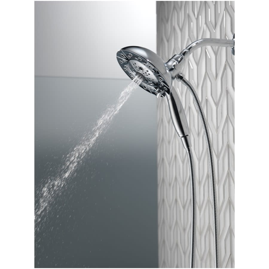 In2ition 2.5 GPM Multi Function Shower Head with Touch-Clean, MagnaTite, and H2Okinetic Technology