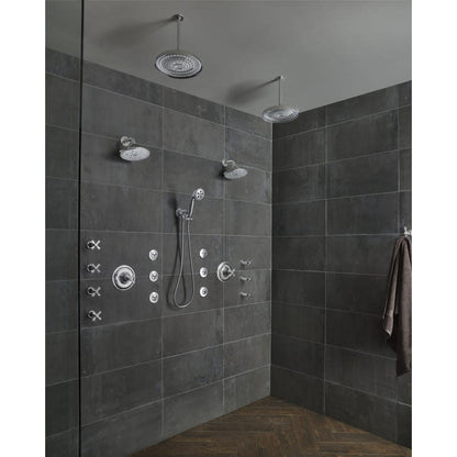 Rook 1.75 GPM Multi Function Hand Shower Package - Includes Hose, and Wall Supply