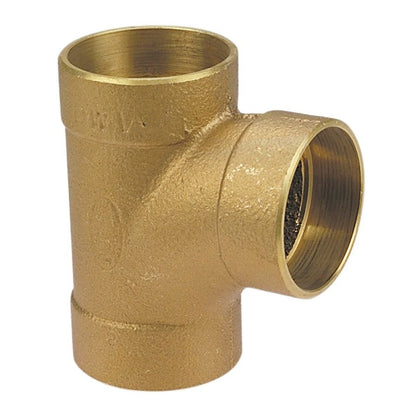 DWV Sanitary Tee, 3 x 1-1/2 in, C, Copper