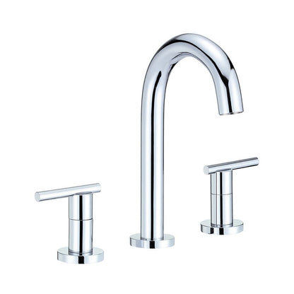 Parma® Widespread Lavatory Faucet, ADA, 2 Handle, 3-Hole, 1.2 gpm, Polished Chrome